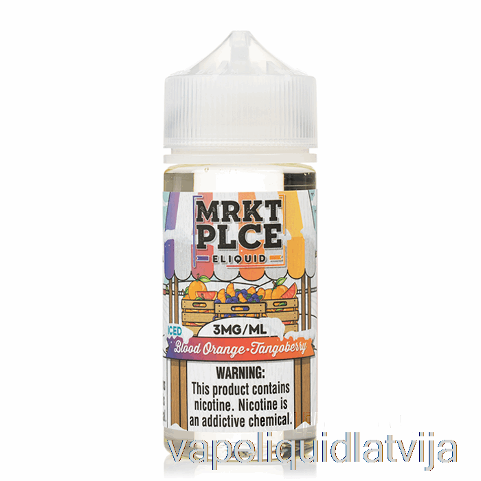 Ledus Asins Apelsīna Tangooga - Mrkt Plce - 100ml 0mg Vape šķidrums